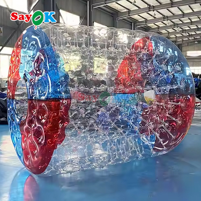 Opblaasbare lopende bubbel Zorb-rolbal PVC-transparante waterrolbal voor buitensport
