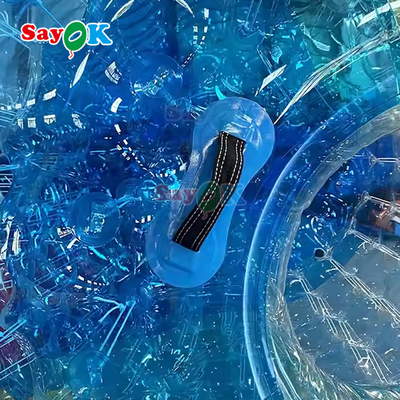 Buiten Giant opblaasbare Humane Hamster Zorb Ball Transparante opblaasbare waterbal voor zwembad Waterpark
