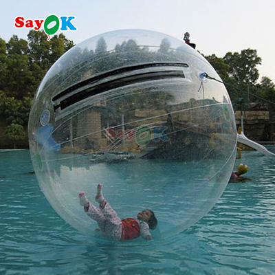 Opblaasbare Drijvende Roller Aqua Zorbing Bal Transparante PVC Cilinder Menselijke Waterbel Bal voor Waterspel
