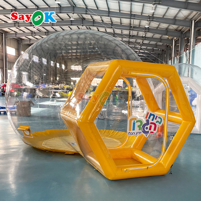 Op maat gemaakt Buiten Bubble House opblaasbare ballon Bubble Dome House voor kinderen
