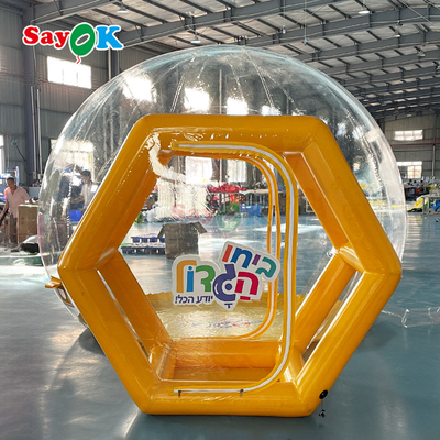 Op maat gemaakt Buiten Bubble House opblaasbare ballon Bubble Dome House voor kinderen
