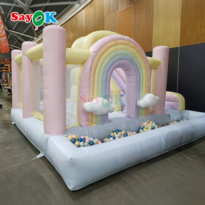Sayok Op Maat Gemaakte Springkasteel Opblaasbare Kleine Springkasteel voor Kinderfeestjes