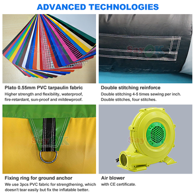 Sayok Commercial Grade PVC Bounce House opblaasbare combo voor kinderen