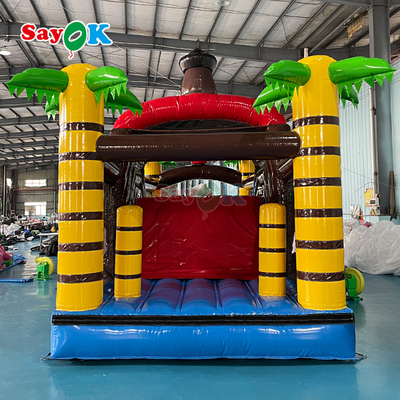 Sayok Custom Commercial Bouncing opblaasbaar Bounce Castle Piratenschip opblaasbare bouncer glijbaan voor kinderen