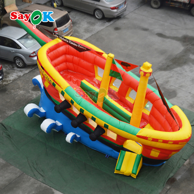 Opblaasbare Springkasteel Glijbaan Aangepaste Commerciële Piratenschip Opblaasbare Glijbanen voor Kinderen