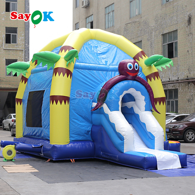 Sayok Commerciële PVC opblaasbaar springkasteel Zee clownvis Octopus opblaasbaar uitsmijter huis voor kinderen