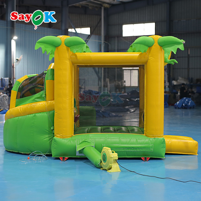 Sayok Commerciële Kleine Opblaasbare Springkasteel Dinosaurus Opblaasbare Bouncer Combo voor Kinderen