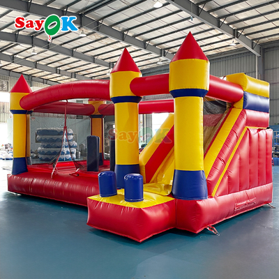Sayok Commercial Bounce House Combo opblaasbaar kasteel met glijbaan