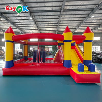 Sayok Commercial Bounce House Combo opblaasbaar kasteel met glijbaan