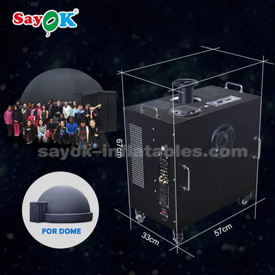Sayok 6500LM Draagbaar opblaasbaar planetarium met 1 jaar garantie en 4 wielen voor HD Fulldome projectie