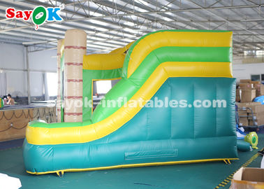 Kinderen opblaasbare glijbaan 4*3.5*3.5m PVC-doek opblaasbare uitschuiver glijbaan met blazer voor entertainment