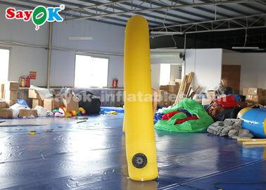 De opblaasbare Gele 6*3m Opblaasbare Boog van de Ingangsboog met Luchtventilator voor Gebeurtenisreclame