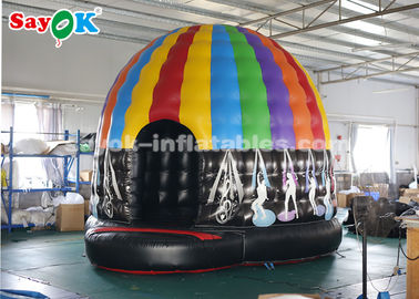 Ga buiten Lucht tent Brandbestendige Commerciële opblaasbare Lucht tent Disco Dome Bouncy Jumper House