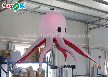 2m Nylon Doek Opblaasbare Octopus met Ver Controlemechanisme voor Partijdecoratie