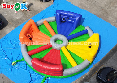 Reuze Opblaasbare Spelen 8*8m Chow Down Inflatable Hungry Hippos-Spel voor Jonge geitjes en Volwassenen het Spelen