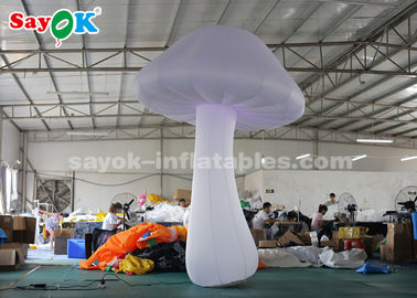 Nylon Doek 3 Meter Witte Opblaasbare Paddestoel voor Stadiumdecoratie