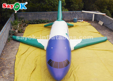 ROHS-Douane Opblaasbare Producten, Opblaasbaar het Vliegtuigmodel van 10 Meterpvc voor Tentoonstellingsvertoning