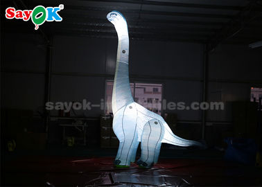 Opblazen tekenfilmfiguren Oxford Stof 4mH Opblaasbare tekenfilmfiguren Dinosaurus met LED-licht