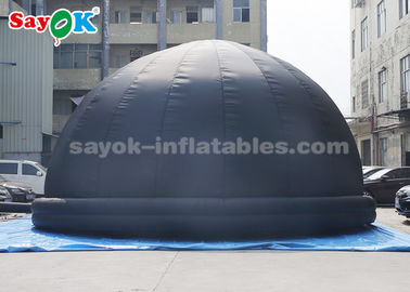 8 de Koepeltent van het meter Zwarte Opblaasbare Planetarium met Luchtventilator en pvc-Vloermat