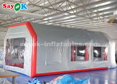 Cabine van de de Verfnevel van de lucht de Opblaasbare Tent Mobiele Opblaasbare met Sponsfilter voor Autoonderhoud