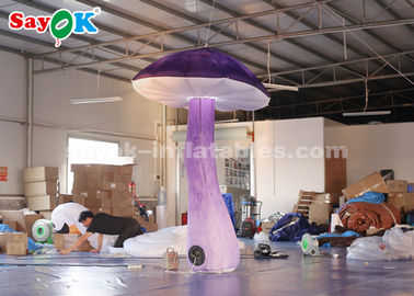 De verbazende 2.5m Opblaasbare Hangende Paddestoel van de Verlichtingsdecoratie met Ventilator