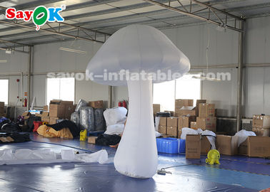 3 meter Witte Opblaasbare Paddestoel met Luchtventilator voor de Decoratie van het Themapark