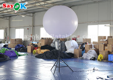 Duurzame 1.5m Reuze Opblaasbare Ballon Witte Polyester voor Tentoonstellingen