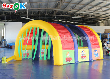 De opblaasbare Tent van de de Regenboog Opblaasbare Lucht van de Yardtent Beweegbare voor Partij/Slag - overspan omhoog Tent