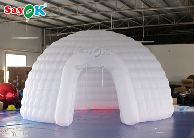 De openlucht Opblaasbare Tent van de Tent Binnen of Openlucht Opblaasbare Koepel voor Bevordering/Slag - omhoog Iglo