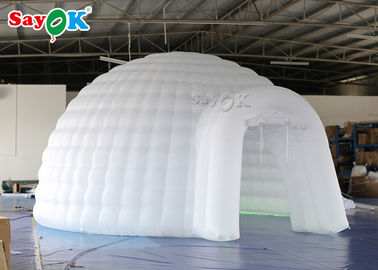 De openlucht Opblaasbare Tent van de Tent Binnen of Openlucht Opblaasbare Koepel voor Bevordering/Slag - omhoog Iglo