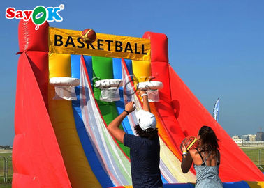 Lucht vast Drie Sportenspel van het Hoepels Opblaasbaar Basketbal met Ce-Ventilator Opblaasbare Spelen voor Volwassenen