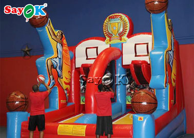 Grappig Commercieel Basketbal die de Hoepels Opblaasbare Gezelschapsspels van het Spel Reuze Opblaasbare Basketbal voor Volwassenen schieten