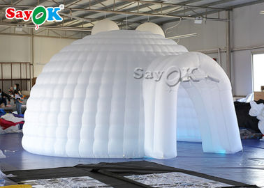 De reuze Witte Tent van de Iglo Opblaasbare Lucht