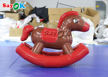 Jonge geitje Opblaasbare Pony Rocking Horse van Sayok het Rode pvc
