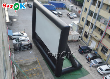 Het opblaasbare van de de School Opblaasbare Projector van het Bioskoopscherm Zwart-witte de Filmscherm