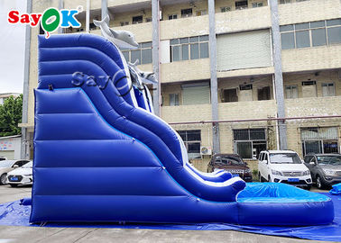 Opblaasbare zwembad glijbaan Afstand 7x4x5mH Outdoor Kind Opblaasbare klimwaterglijbaan voor amusement