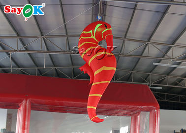 2m het LEIDENE Lichte Opblaasbare Model van Seahorse voor Festivaldecoratie