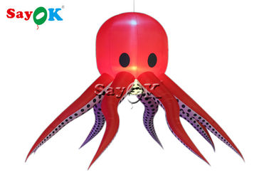 Rode Nylon de Octopustentakels 3m van 190T Opblaasbare Verlichtingsdecoratie
