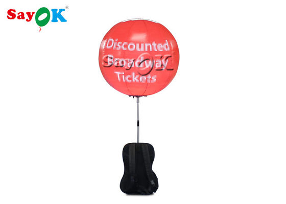 0.8m Opblaasbare LEIDENE van de Rugzakballon het Lopen Reclamebal voor Reclame