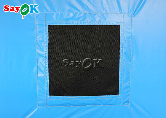 Mobiele Oxford opblaasbare verfspray-booth met logo-printing opblaasbare werktent