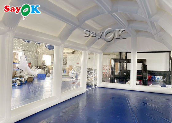 Opblaasbare tent op maat voor feestdagen zwembad luchttent luchtdicht pvc opblaasbare zwembadbedekking tent