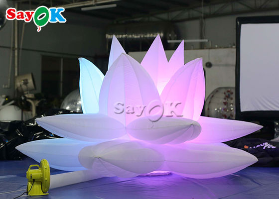 Partijdecoratie 3m Opblaasbare Lotus Flower Model With Led