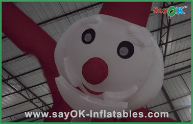 Van de de Sneeuwmanvorm van de lucht Adverterende Mens Binnen Opblaasbare de Luchtdanser For Holiday Advertising