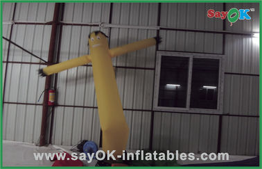Opblaasbare Winddanser Yellow dat Mini Inflatable Air Dancer For met 750w-Ventilator adverteert