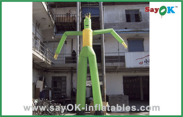 Dansende Opblaasbare Wacky de Buismens van Luchtguy green dancing man balloon voor Reclame