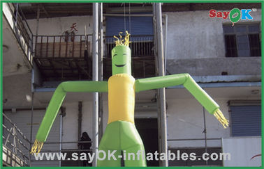 Dansende Opblaasbare Wacky de Buismens van Luchtguy green dancing man balloon voor Reclame