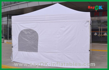 Witte de Tentdouane 3x3m van de tuinluifel duikt Vouwbare Tent Gazebo voor Bevordering Reclame op