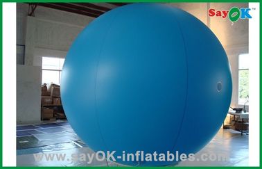 De blauwe Opblaasbare Grote Ballon van het Kleurenhelium voor Openlucht toont Gebeurtenis