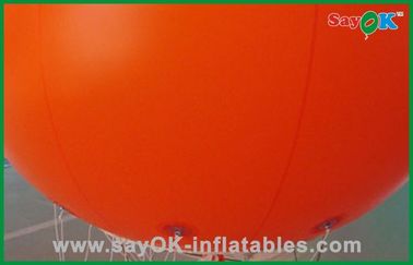 De nieuwe Mooie Oranje Helium Opblaasbare Grote Ballon voor Openlucht toont Gebeurtenis