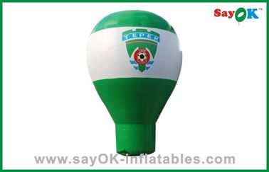 Witte en Groene Grote Opblaasbare Ballon, Opblaasbare Reclameballon